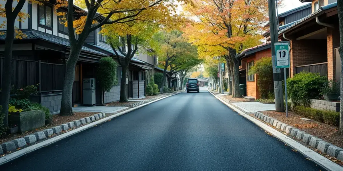 住宅街の私道