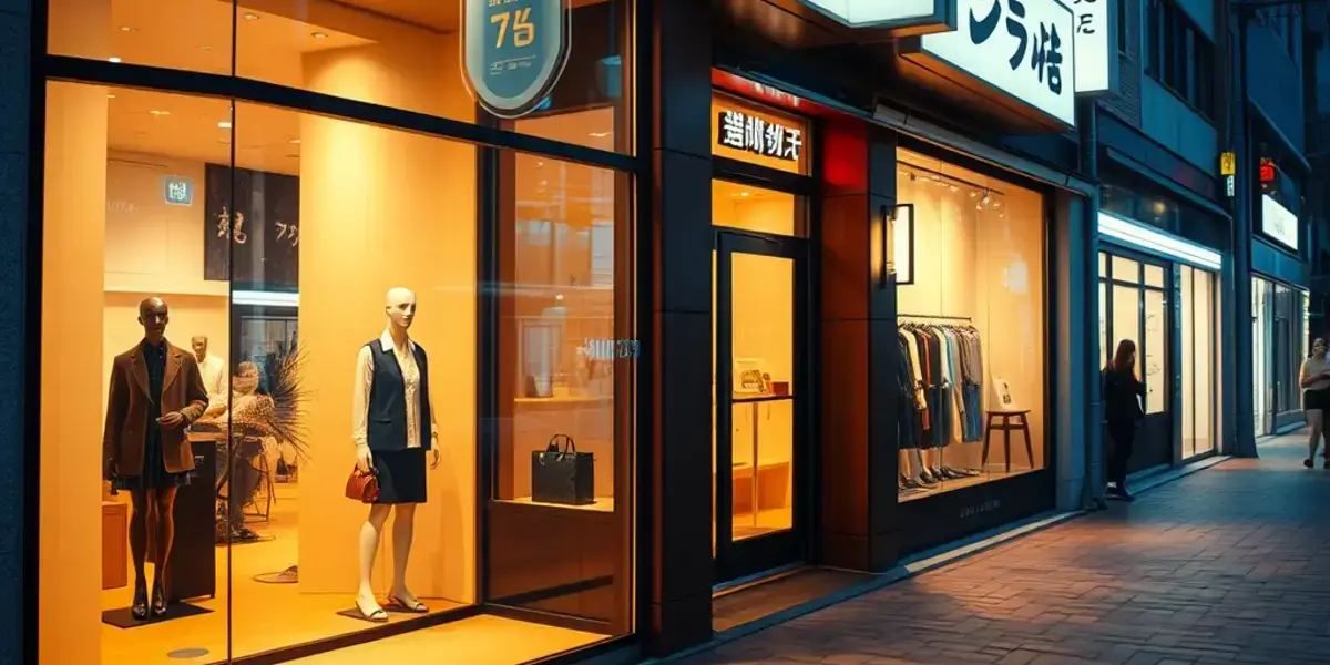 ブティック店舗前