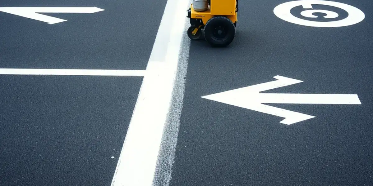 区画線工事